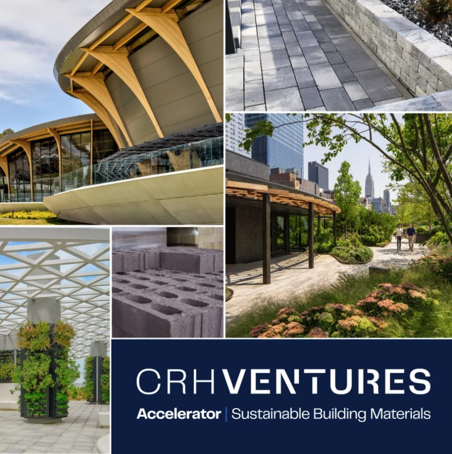 CRH Ventures launches Sustainable Building Materials Accelerator